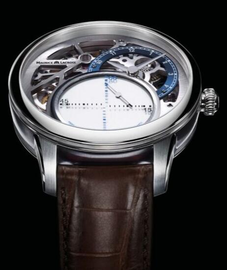 Maurice Lacroix Masterpiece Mysterious Seconds 43mm MP6558-SS001-094-2 Replica Watch